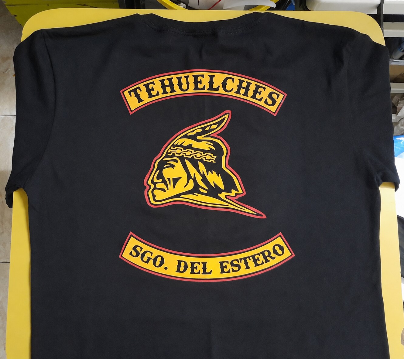 Remera estampada con DTF